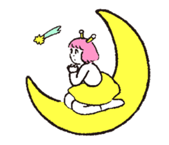 My Girl Alien sticker #6780235