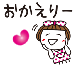 Bangs short girl Tomeko sticker #6780281