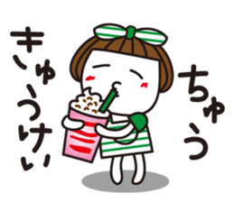 Bangs short girl Tomeko sticker #6780290