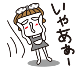 Bangs short girl Tomeko sticker #6780293