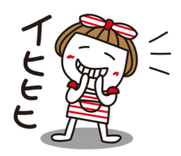 Bangs short girl Tomeko sticker #6780297