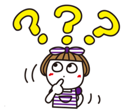 Bangs short girl Tomeko sticker #6780303