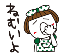 Bangs short girl Tomeko sticker #6780305
