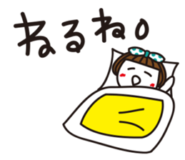 Bangs short girl Tomeko sticker #6780307