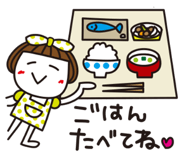 Bangs short girl Tomeko sticker #6780309