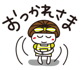 Bangs short girl Tomeko sticker #6780311