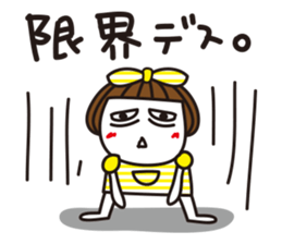 Bangs short girl Tomeko sticker #6780313