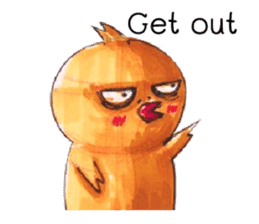 chick boy sticker #6780541