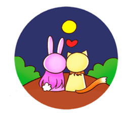 Lover Planet - Way to the moon - sticker #6780607