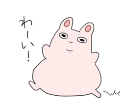 Daily life of expressionless rabbit sticker #6780738