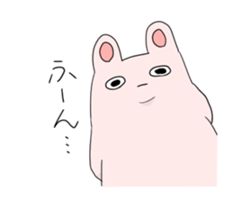 Daily life of expressionless rabbit sticker #6780741