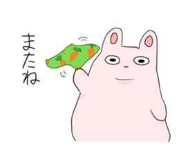 Daily life of expressionless rabbit sticker #6780750