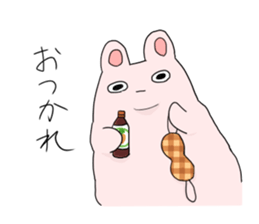 Daily life of expressionless rabbit sticker #6780757