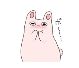Daily life of expressionless rabbit sticker #6780760