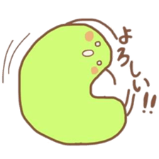 midorinomametati dainidann sticker #6781054