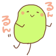 midorinomametati dainidann sticker #6781057