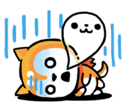 Comical Shiba Inu sticker #6781569