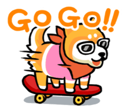 Comical Shiba Inu sticker #6781572