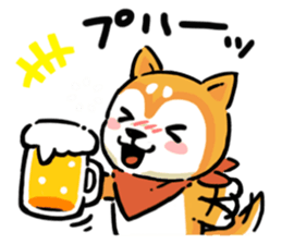 Comical Shiba Inu sticker #6781575