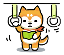 Comical Shiba Inu sticker #6781576