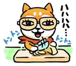Comical Shiba Inu sticker #6781585