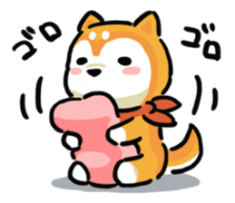 Comical Shiba Inu sticker #6781593