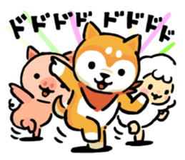 Comical Shiba Inu sticker #6781603