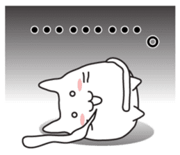 Cat, to emotional expression. sticker #6781929