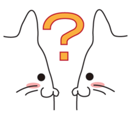 Cat, to emotional expression. sticker #6781963