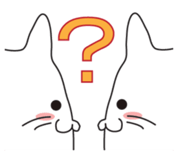 Cat, to emotional expression. sticker #6781963