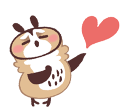 Striped Owl sticker #6783417