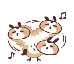 Striped Owl sticker #6783419