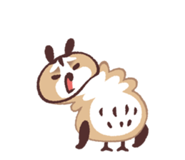 Striped Owl sticker #6783420