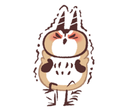 Striped Owl sticker #6783423