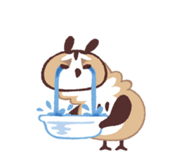 Striped Owl sticker #6783425