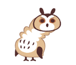 Striped Owl sticker #6783431