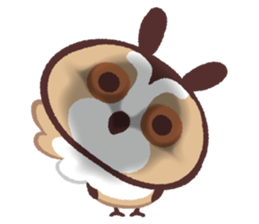 Striped Owl sticker #6783438