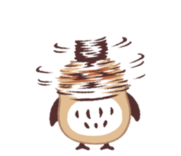 Striped Owl sticker #6783447