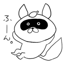 Raccoon had enough : MOW TANU sticker #6783452