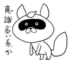 Raccoon had enough : MOW TANU sticker #6783467