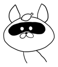 Raccoon had enough : MOW TANU sticker #6783480