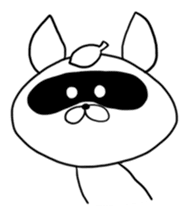 Raccoon had enough : MOW TANU sticker #6783480