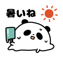 Whimsical panda sticker #6784908