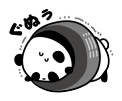 Whimsical panda sticker #6784918