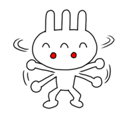 Omatsuri Wasshoi Rabbit sticker #6785036