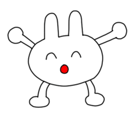 Omatsuri Wasshoi Rabbit sticker #6785037
