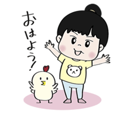 Daily life's Sticker of my daughter sticker #6785048