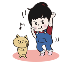 Daily life's Sticker of my daughter sticker #6785066