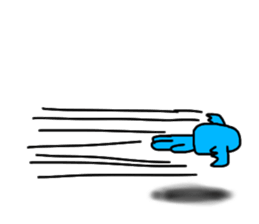 Blue Koala like a human sticker #6785158