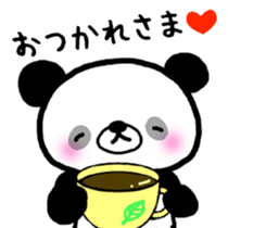 Kind-hearted panda sticker #6785255